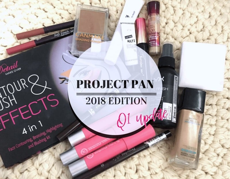 Project Pan 2018 Update, Empties, and Decluttered Items